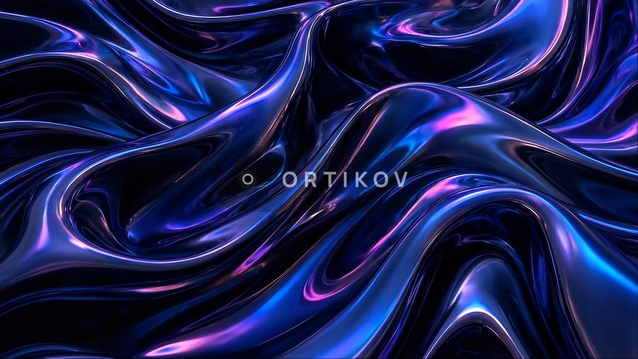 Синий шёлк